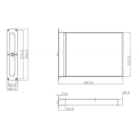 Scaletta Inox Ad Incasso 3 Gradini