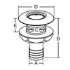 Scarico Pvc/Inox Ø Mm. 32
