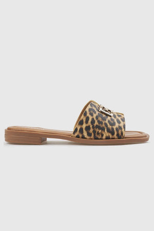 Ciabatte donna in ecopelle maculate | VERDE FASHION