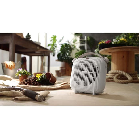Termoventilatore classico DELONGHI - 2400W - Termostato di sicurezza regolabile - IP21