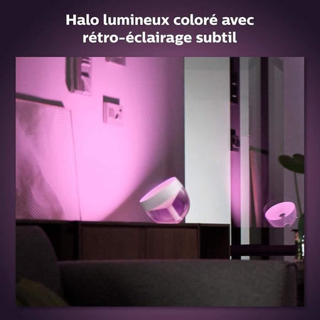 Philips Hue White & Color Ambiance, Bluetooth, Iris compatibile bianco lavora con Alexa, Google Assistant e Apple Homekit