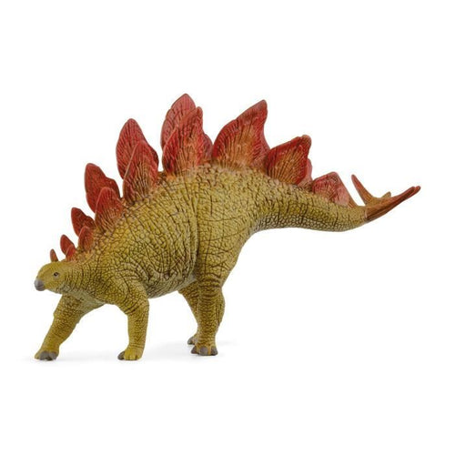 Stegosauro, statuetta con dettagli realistici, dinosauro giocattolo che ispira immaginazione per bambini dai 4 anni, 5 x 20 x 10 cm - schlei