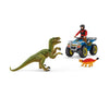 Schleich - Flight on Quad contro Velociraptor - 41466