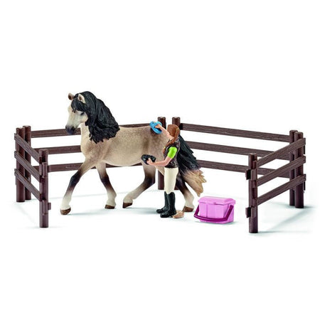 Schleich - Kit di cura dei cavalli Andalusian - 42270 - Range Club Horse Club