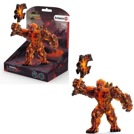 SCHLEICH - Golem di lava con arma - 42447 - Gamma Eldrador