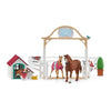 Schleich - I cavalli ospiti dell'Horse Club Hannah con il cane Ruby - 42458