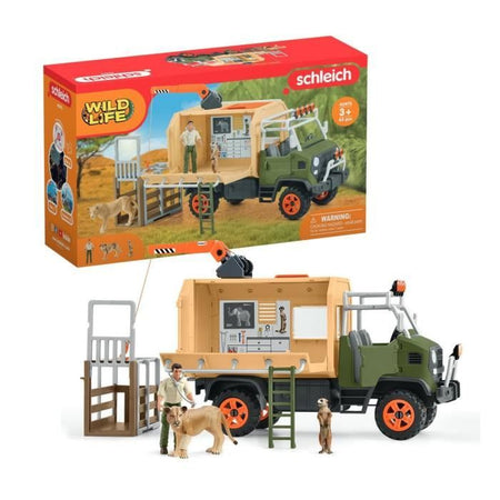 Schleich - Camion di salvataggio per animali di grandi dimensioni - 42475