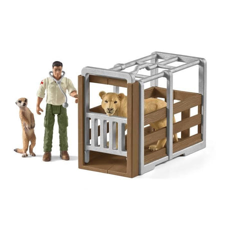 Schleich - Camion di salvataggio per animali di grandi dimensioni - 42475