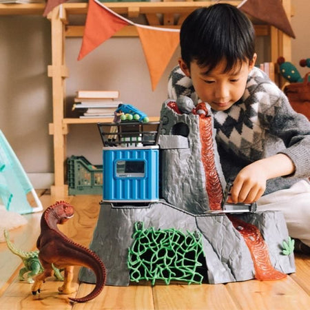 SCHLEICH - Spedizione nel grande vulcano - 42564 - Gamma Dinosauri