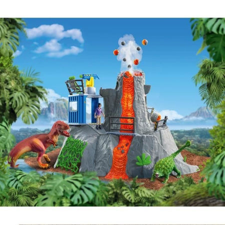 SCHLEICH - Spedizione nel grande vulcano - 42564 - Gamma Dinosauri