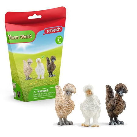 SCHLEICH - Trio di polli - 42574 - Gamma Farm World