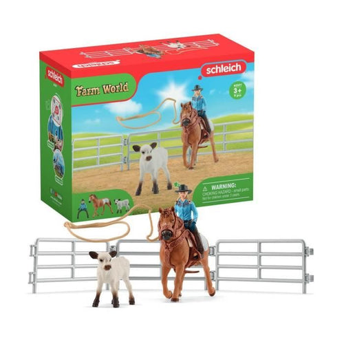 Schleich - Team Cowboy e il loro lassos - 42577 - Farm World Range