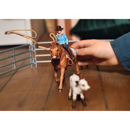Schleich - Team Cowboy e il loro lassos - 42577 - Farm World Range
