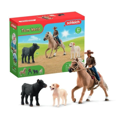 SCHLEICH - Avventure di equitazione western - 42578 - Gamma Farm World
