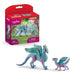 Schleich - Flower Dragon con il suo piccolo - 70592