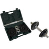 Set manubri - SCHILDKROT - 10 Kg - Nero - Adulto - Set completo per allenamento corpo