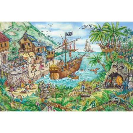 Nel Bay Pirate - con aggiunta (flag pirate) - 100 pezzi - Schmidt Spiele