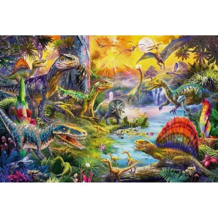 Dinosaurs - con aggiunta (figurine dei dinosauri) - 60 pezzi - Schmidt Spiele