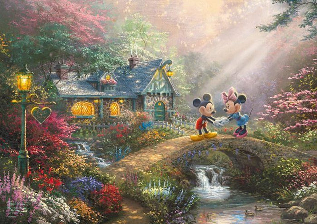 Puzzle - SCHMIDT SPIELE - Disney, Topolino e Minnie - 500 pezzi