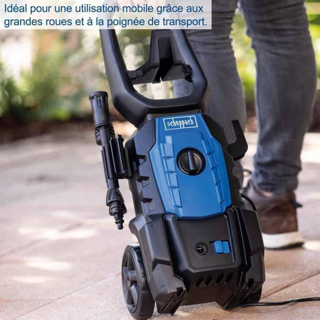 Idropulitrice elettrica - Scheppach - HPC1600-Kit - 135 bar - 420 L/h