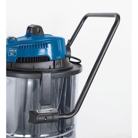 Aspirapolvere SCHEPPACH 50L 1400W con presa sincrona da 200W + una spazzola combinata, una fessura, un filtro in schiuma,