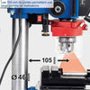 SCHEPPACH - Trapano a colonna 16 mm 500 W con laser a croce e morsa inclusa - DP16VLS