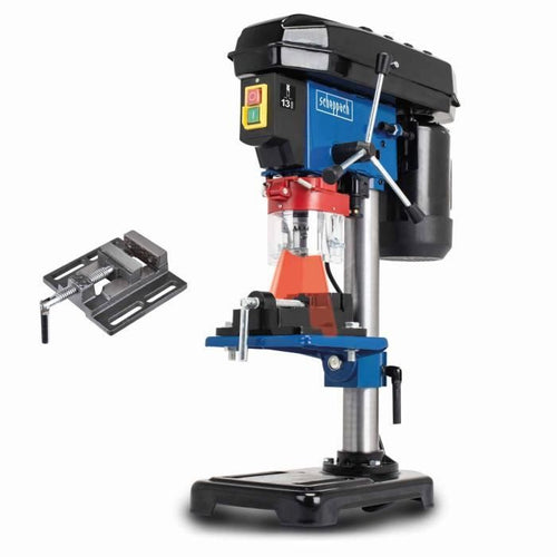 SCHEPPACH - Trapano a colonna 16 mm 500 W con laser a croce e morsa inclusa - DP16VLS