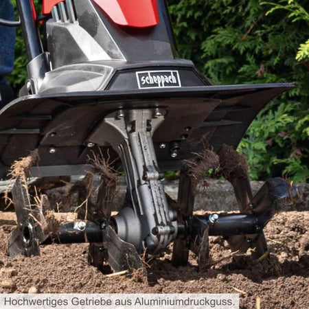 Motozappa elettrica SCHEPPACH MTE380 - 1.4 hp - 1050 W - Nera e rossa