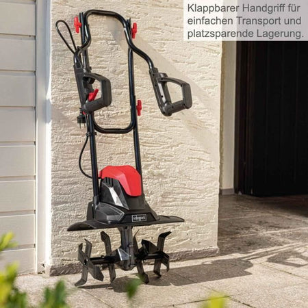 Motozappa elettrica SCHEPPACH MTE380 - 1.4 hp - 1050 W - Nera e rossa