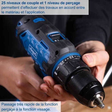 Trapano avvitatore a batteria C-DD45-X