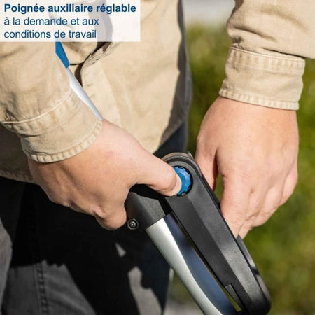 Bordatrice telescopica a batteria SCHEPPACH C-LT300-X- 20V IXES - 2 in 1 Taglia e raddrizza bordi - senza batteria né caricabatterie