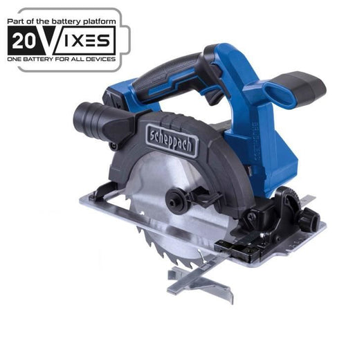 Sega circolare - SCHEPPACH - 20V IXES - Diametro lama 165 mm - Foro 20 mm - senza batteria né caricabatterie - BC-CS165-X