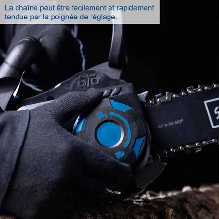 Motosega a batteria senza spazzole SCHEPPACH BC-CS355Duo-X - 2x20V - 20V IXES - ProCut 14 - senza batteria né caricabatterie