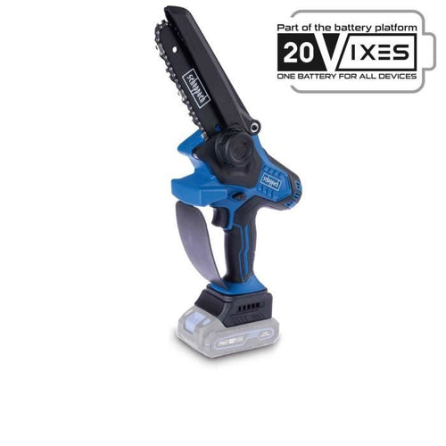 Motosega a batteria SCHEPPACH BC-PS150-X 6 pollici - 20V IXES - Lunghezza taglio 150 mm - senza batteria né caricabatterie