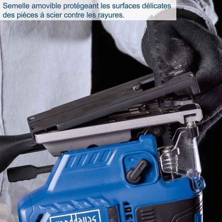 Seghetto alternativo - SCHEPPACH - 20V IXES - Lama 152 mm - da 1000 a 3000 movimenti/min - senza batteria né caricabatterie - BC-JS254-X