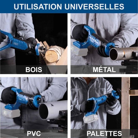 Sega universale - SCHEPPACH - 20V IXES - Lama 150 mm - senza batteria né caricabatterie - C-RS100-X