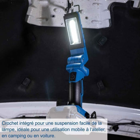 Torcia elettrica - SCHEPPACH - 20V IXES - 6200k - 300lm - autonomia 16h - senza batteria né caricabatterie - C-WL20-X