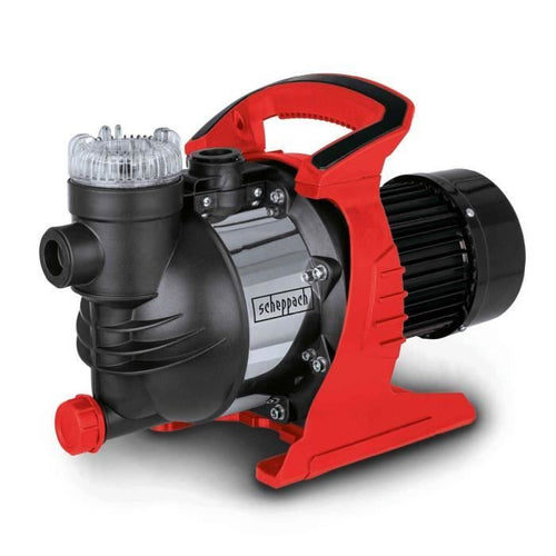 Pompa da giardino - Scheppach - GP1400JET - 6000 L/h - Profondità max 8 m - 4,8 bar