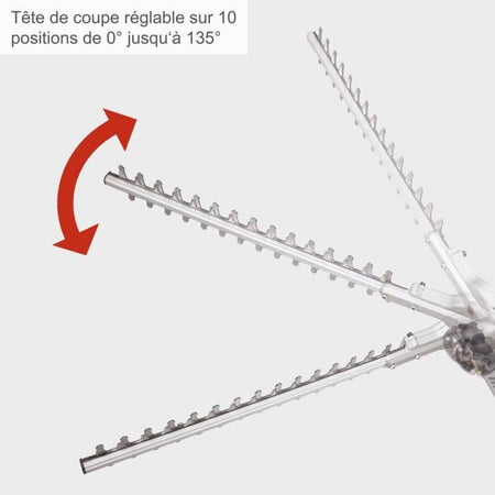Tagliasiepi elettrico telescopico - Scheppach - ETHT1000