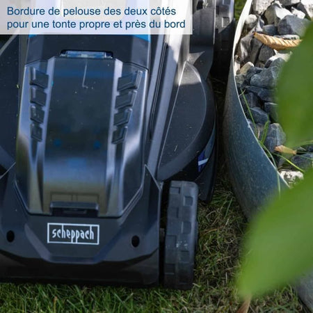 Rasaerba a batteria BC-MP320-X + set batterie 1x4Ah 1x2.4Ah - SCHEPPACH