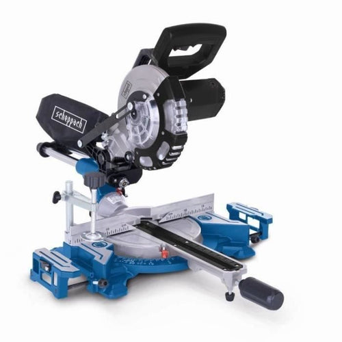 Sierra ingletadora radial - SCHEPPACH - HM 185 - 1400 W -  de hoja 185 mm - Madera