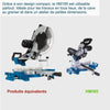 Sierra ingletadora radial - SCHEPPACH - HM 185 - 1400 W -  de hoja 185 mm - Madera