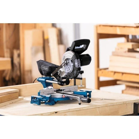 Sierra ingletadora radial - SCHEPPACH - HM 185 - 1400 W -  de hoja 185 mm - Madera