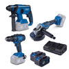 Kit Combot 5 utensili: c-dd45-x + bc-ag125-x + sdbc4.5A + 2 x sbp4.0 + bc-rhd230-x