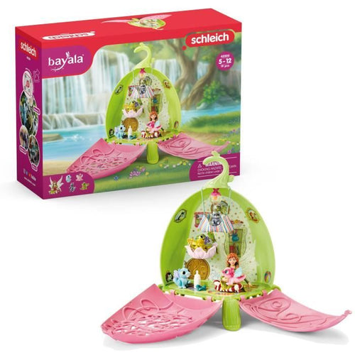 SCHLEICH - 42520 BAYALA Marween e il suo asilo per animali - Scatola magica e fatata con figurine di animali magici