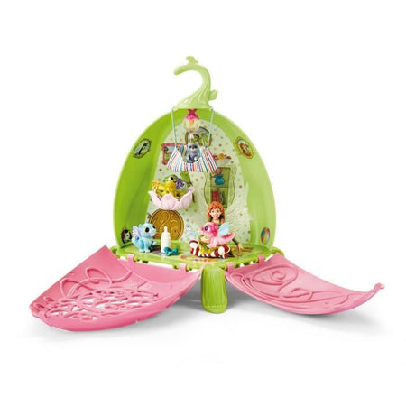 SCHLEICH - 42520 BAYALA Marween e il suo asilo per animali - Scatola magica e fatata con figurine di animali magici