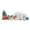 Scatola per spedizione in Antartide, figurine di animali selvatici, Schleich 42558 Wild Life, per bambini dai 3 anni