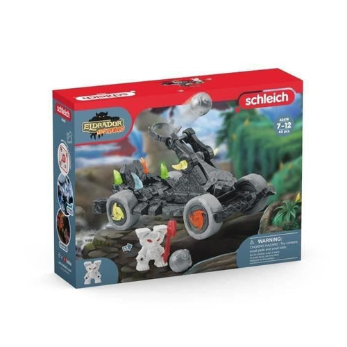 SCHLEICH - Catapulta con Mini Creatura - 42618 - Gamma Eldrador Mini Creatures