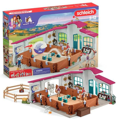 Grand Manege Equestre, Scatola con figure e accessori, Schleich 42639 Horse Club, Per bambini dai 5 anni