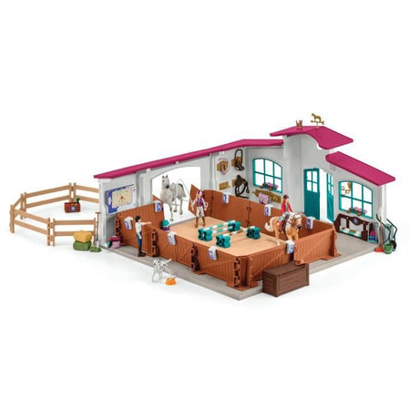 Grand Manege Equestre, Scatola con figure e accessori, Schleich 42639 Horse Club, Per bambini dai 5 anni